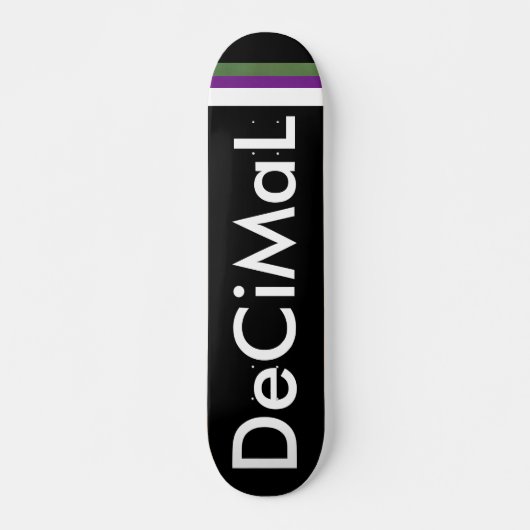 Decimaal Team 2 Persoonlijk Skateboard (Voorkant)