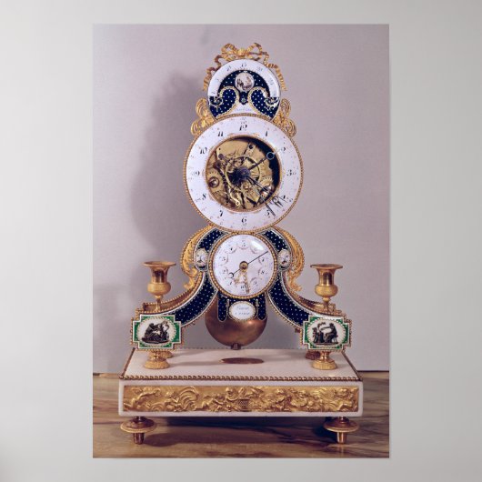 Decimale en dubbele klok poster (Voorkant)