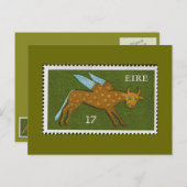 Decimale poststempel van Eire Ireland 1974 Briefkaart (Voorkant / Achterkant)