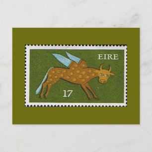 Decimale poststempel van Eire Ireland 1974 Briefkaart