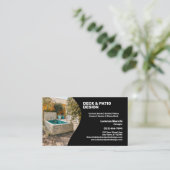 Deck and Patio Design Company Visitekaartje (Staand voorkant)