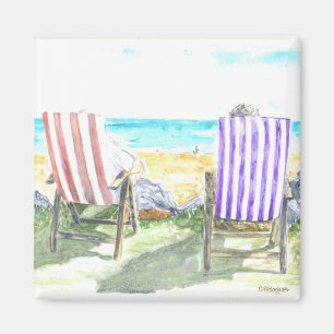 "Deck Chairs" Magnet