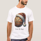 Deck de Ballen Basketbal Vakantie T-shirt (Voorkant)