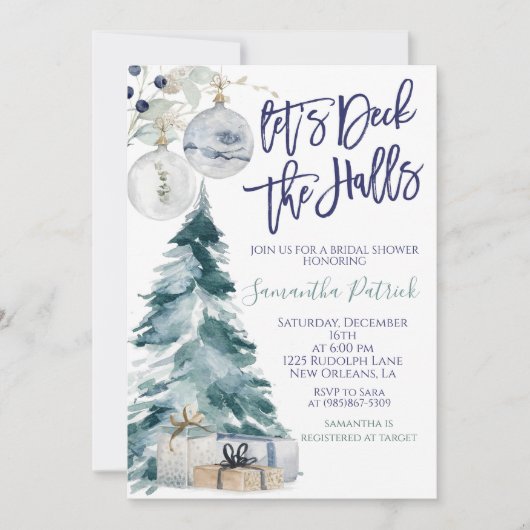 Deck de Hallen Bruids Uitnodiging (Voorkant)