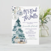 Deck de Hallen Bruids Uitnodiging (Staand voorkant)