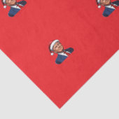 Deck de hallen in het rood tissuepapier (Detail)