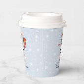 Deck de Hallen Kerstmis Pickleball Toernooi Papieren Bekers (Rechts)