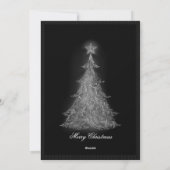 Deck de Hallen Krijtbord Foto Kerstmis Feestdagenkaart (Achterkant)