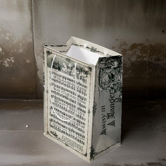 Deck de Hallen Muziek Blad Gift Bag Medium Cadeauzakje