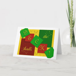 Deck de Hallen wenskaart Feestdagen Kaart