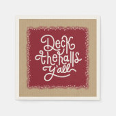 Deck de Halls Y'all Servet (Voorkant)