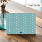 Deck de Hulls | Nautische kerstfoto Folie Feestdagenkaart