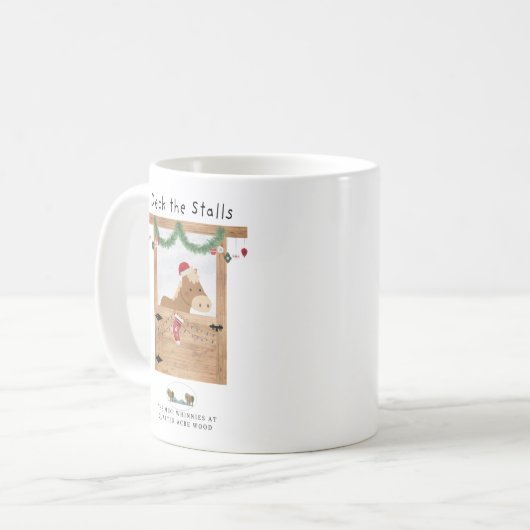 Deck de kraampjes kerst Pony Mok (Voorkant links)