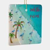 Deck de Palmen Kerst Ornament (Rechts)