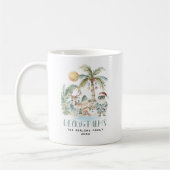 Deck de Palmen | Leuk Tropisch Kerstfeest Koffiemok (Links)