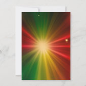 Deck de Palmen Tropical Christmas Party Uitnodigin Kaart (Achterkant)