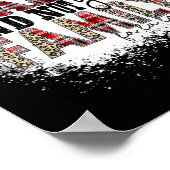 Deck de zalen en niet uw familie Xmas Cadeaus H Poster (Hoek)