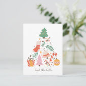 Deck De Zalen Kerstboom Feestdagenkaart (Staand voorkant)