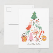 Deck De Zalen Kerstboom Feestdagenkaart (Voorkant / Achterkant)
