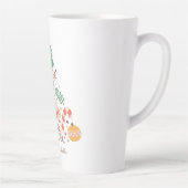 Deck De Zalen Kerstboom Latte Mok (Rechts)