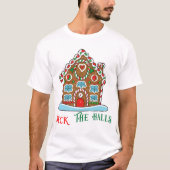 Deck de zalen Kersthuis T-shirt (Voorkant)