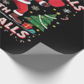 Deck de zalen met pickleballs cadeaupapier (Hoek)
