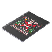 Deck de zalen met pickleballs notitieboek (Linkerzijde)