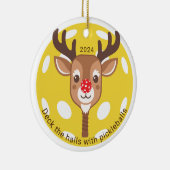 Deck de zalen met Pickleballs Ornament (Rechts)