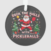 Deck de zalen met pickleballs ornament (achterkant)