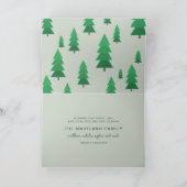 Deck de zalen met takken van Holly Holiday Card Kaart (Binnen)