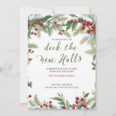 Deck de zalen nieuw adres verplaatsen feestdagenkaart (Voorkant)