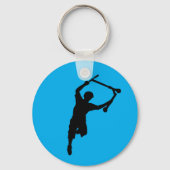 Deck Grabbing Kampioen Stunt Scooter Rider Sleutelhanger (Achterkant)