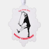 Deck Grabbing - Stunt Scooter Trick Ornament Kaart (Links)