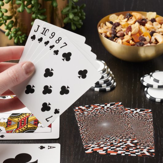 Deck of cards with optical illusion print pokerkaarten (Insitu)