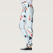 Deck of Destiny: Gelaagde Azen in een Poker Shuffl Leggings (Links)