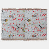 Deck_Of_Kaarten,_Woven_Throw_Blanket. Deken (Voorkant)