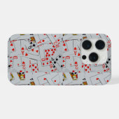 Deck Of Scatter Playing Cards Pattern, iPhone Hoesje (Achterkant horizontaal)