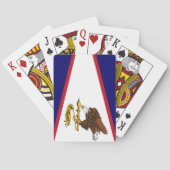 Deck Playing Cards with Flag of American Samoa Pokerkaarten (Achterkant)