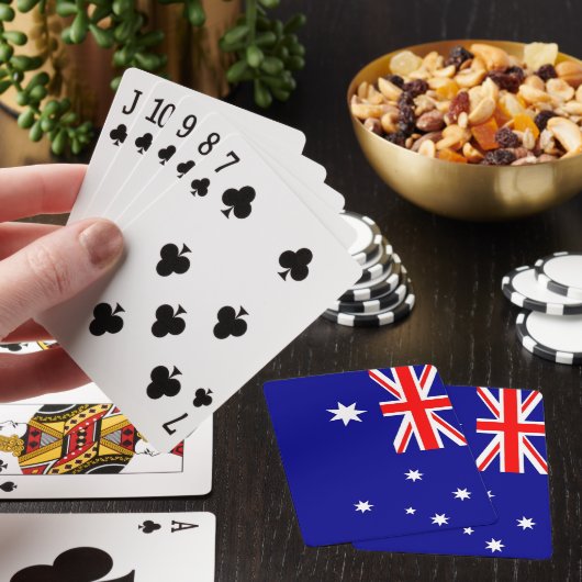 Deck Playing Cards with Flag of Australia Pokerkaarten (Insitu)
