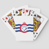 Deck Playing Cards with Flag of Cincinnati, US Pokerkaarten (Achterkant)