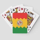 Deck Playing Cards with Flag of Los Angeles, USA Pokerkaarten (Achterkant)
