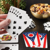 Deck Playing Cards with Flag of Ohio, US Pokerkaarten (Insitu)