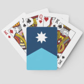 Deck Playing Cards with new Flag of Minnesota Pokerkaarten (Achterkant)