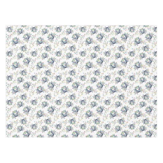 Deck the Claws Coastal Christmas Crab Tafelkleed (Voorkant (Horizontaal))