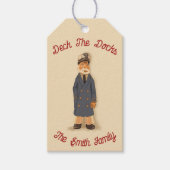 Deck The Docks Christmas  Cadeaulabel (Voorkant)