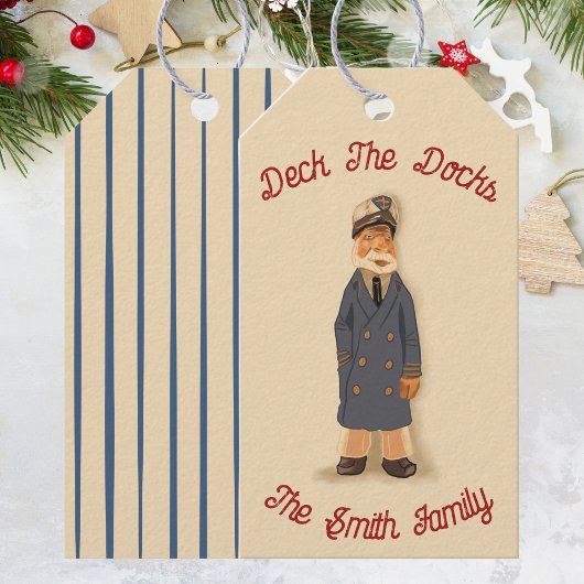 Deck The Docks Christmas Cadeaulabel