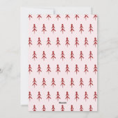 Deck The Halls 4 Foto Lijst Kerst Feestdagenkaart (Achterkant)