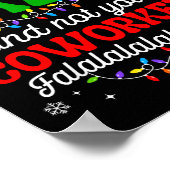 Deck The Halls And Not Your Coworkers Christmas Ma Poster (Hoek)