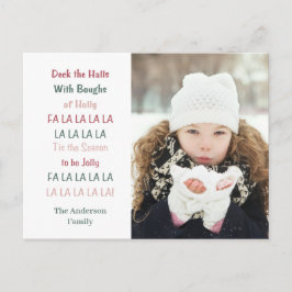 Deck The Halls Christmas Holiday   Briefkaart