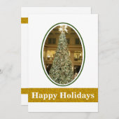 Deck The Halls Flat Holiday Kaart (Voorkant / Achterkant)